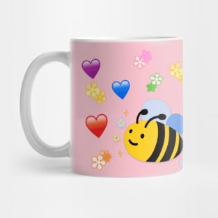 Happy bee and love Mug